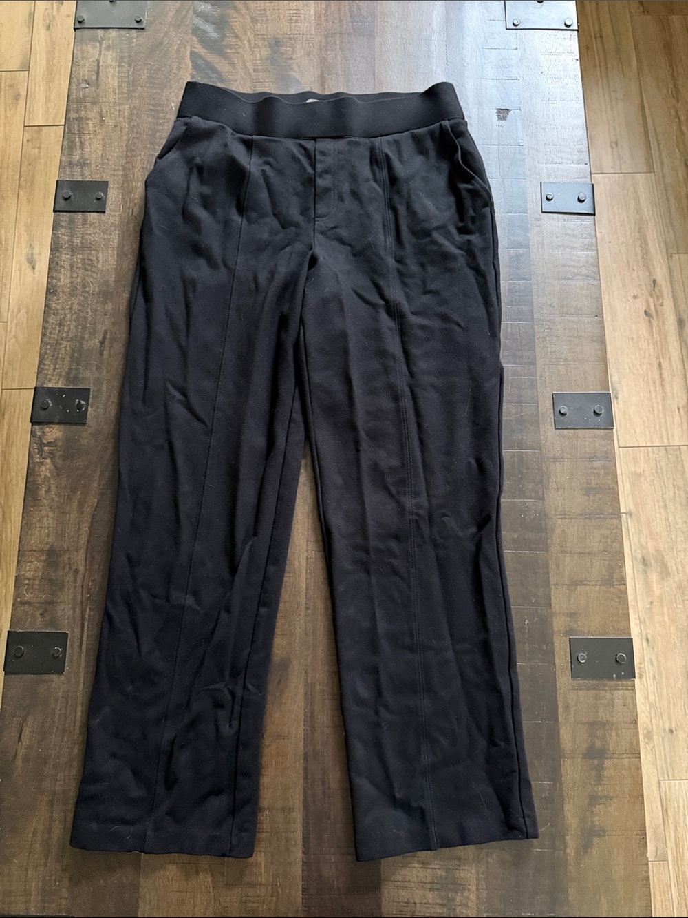 Matty M Black Stretch Knit Dress Pants